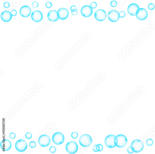 Bubbles Line Border