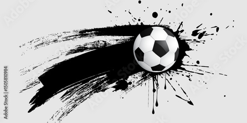 Soccer Ball Football Bounce Doodle Drawing Illustration Vector Icon