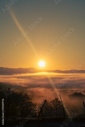 Sunrise in the Provence 