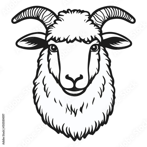 valais blacknose sheep, animal, vector, transparent background, sheep, mammal, farm, wool, nature, agriculture, livestock, grazing, cute, farm animal, pasture, rural, countryside, black, white