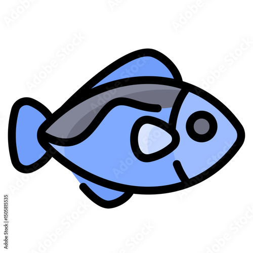 Blue tang fish