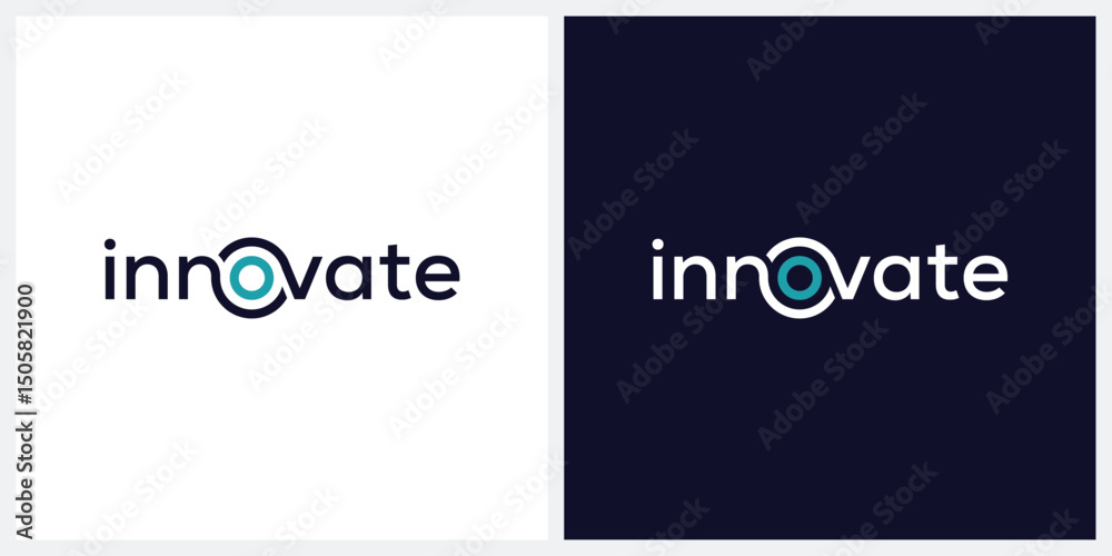 innovate logo design vector template
