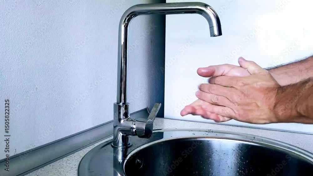 Lavarse las manos con jabón desinfectante virus y bacterias 