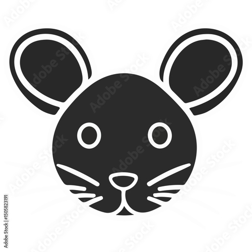 white wolf, animal, vector, transparent background, rat, white, mouse, rodent, isolated, mammal, cute, furry, small, nature