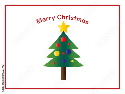 クリスマス■クリスマスツリーのクリスマスカード