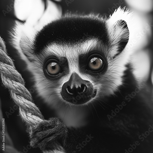 lemur, animal, illustration, background, madagascar, mammal, zoo, cute, nature, wildlife, wild, ring-tailed