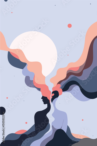 Release, Demon, Trauma, Depression, Narcissus, Soul, Thoughts, Mind, Man, Artwork, Vector
