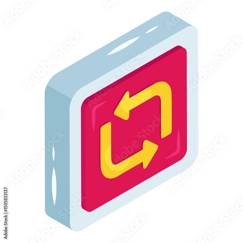 Modern design icon of sync arrows 