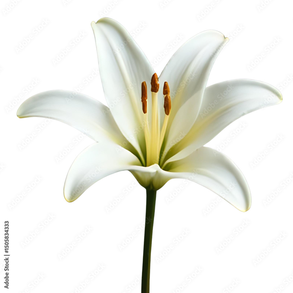 Fototapeta premium white lily flower