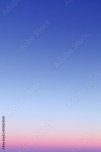 soft and delicate gradient of sky transitioning from ultrabright blue to gentle pink with subtle hints of lavender