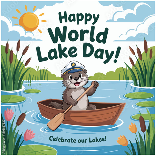 World Lake Day flyer poster image 9.eps