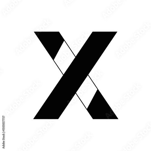 Vector art of Anti-trafficking symbol isolated on white background representing the fight against human trafficking and modern slavery to promote awareness and prevention