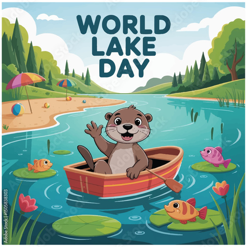 World Lake Day flyer poster image 4.eps