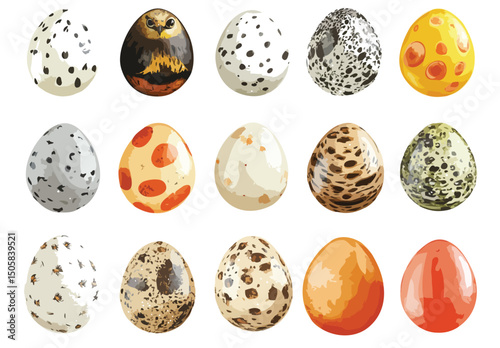 vector art of Easter egg