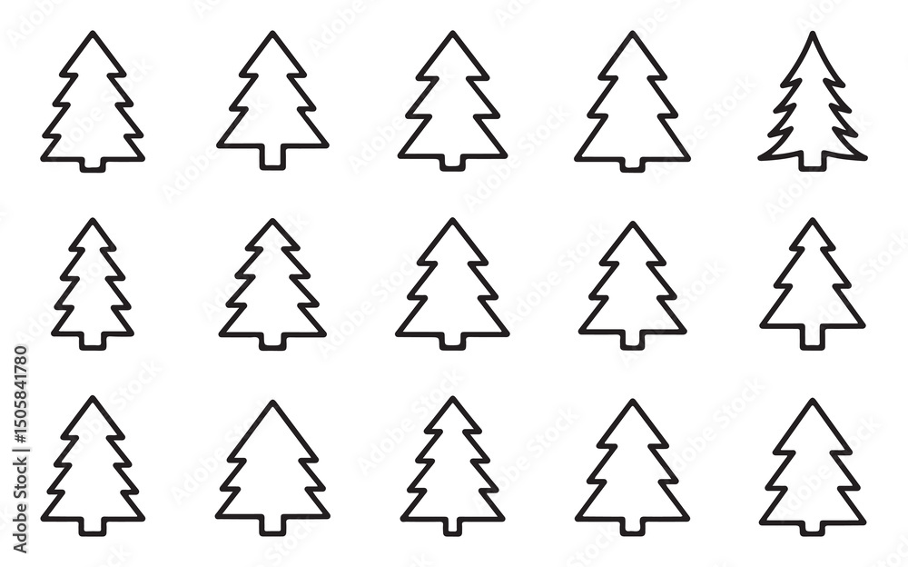 Decorative Holiday Trees for Christmas and Winter Crafts Decorative Holiday Trees for Christmas and Winter Crafts