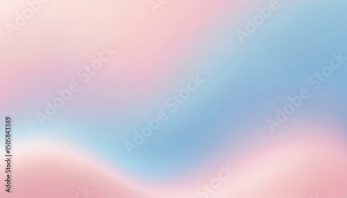 Wallpaper Mural Delicate pastel gradient from coral to mint evokes serenity with soft light diffusion effect. Torontodigital.ca