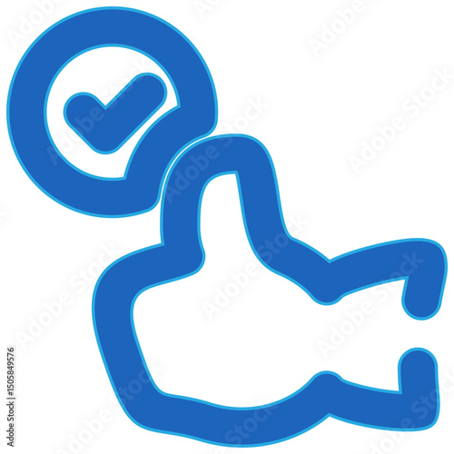 Trust Blue Icon