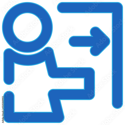 Push Blue Icon