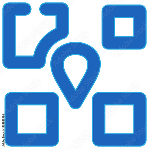 Deliver Blue Icon