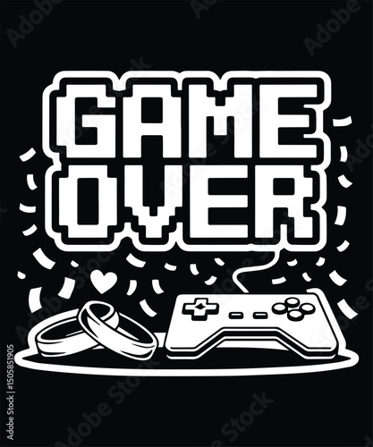 Game Over Graphic Design