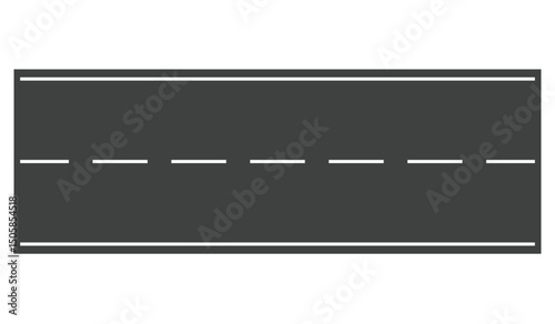 highway asphalt road vector design template