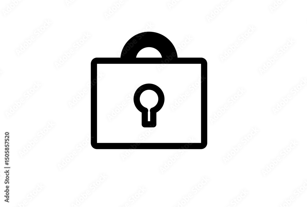 Simple lock icon Simple lock icon