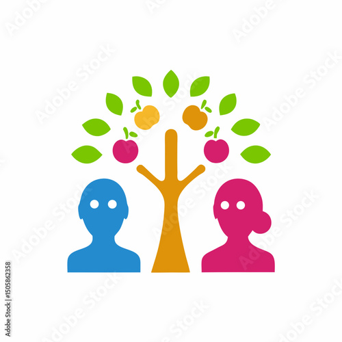 tree with people