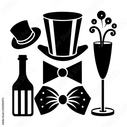 Event Accessories silhouette vector
