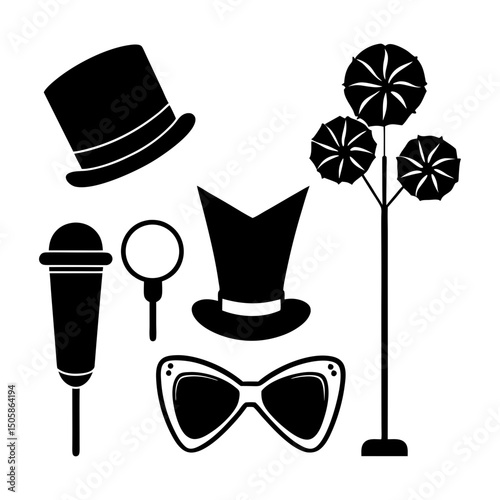 Event Accessories silhouette vector