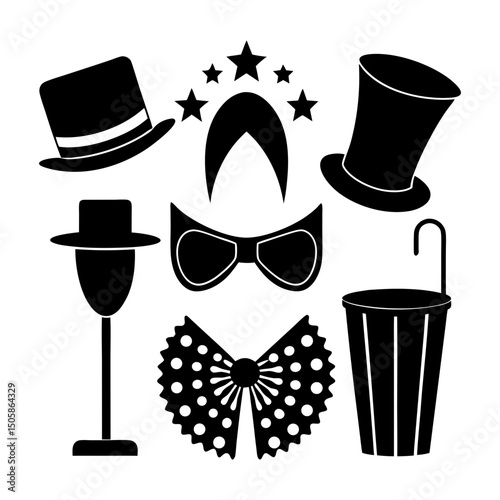 Event Accessories silhouette vector