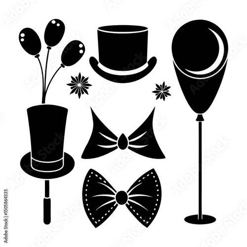 Event Accessories silhouette vector