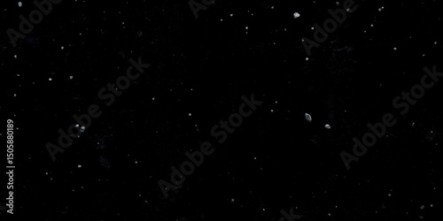 Snow flakes winter snowfall white light vector background. Christmas background, white snow on black background for edit photo.