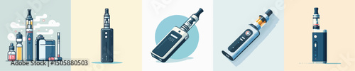 vector of a electric cigarette