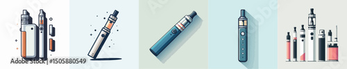 vector of a electric cigarette