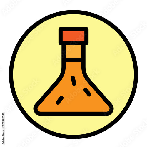 Lab Technician Vector Filled Icon Design
