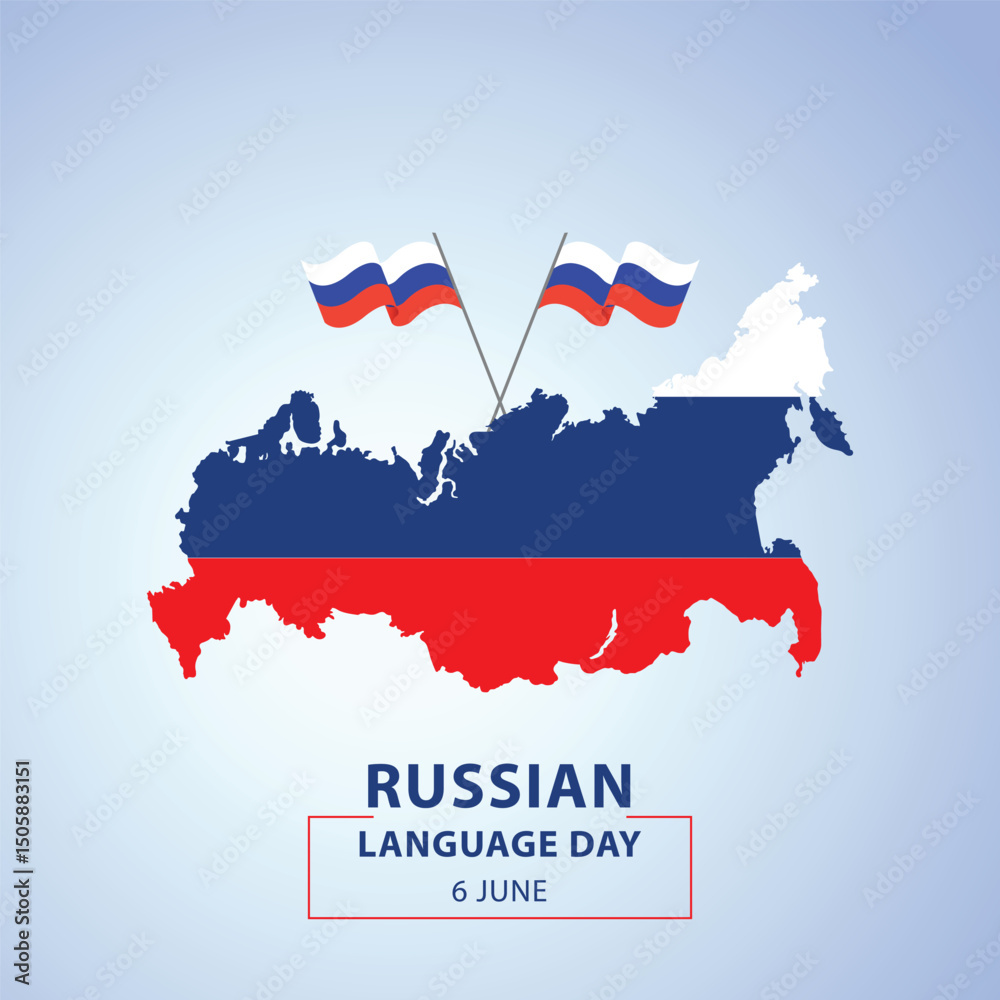 Obraz premium RUSSIAN LANGUAGE DAY