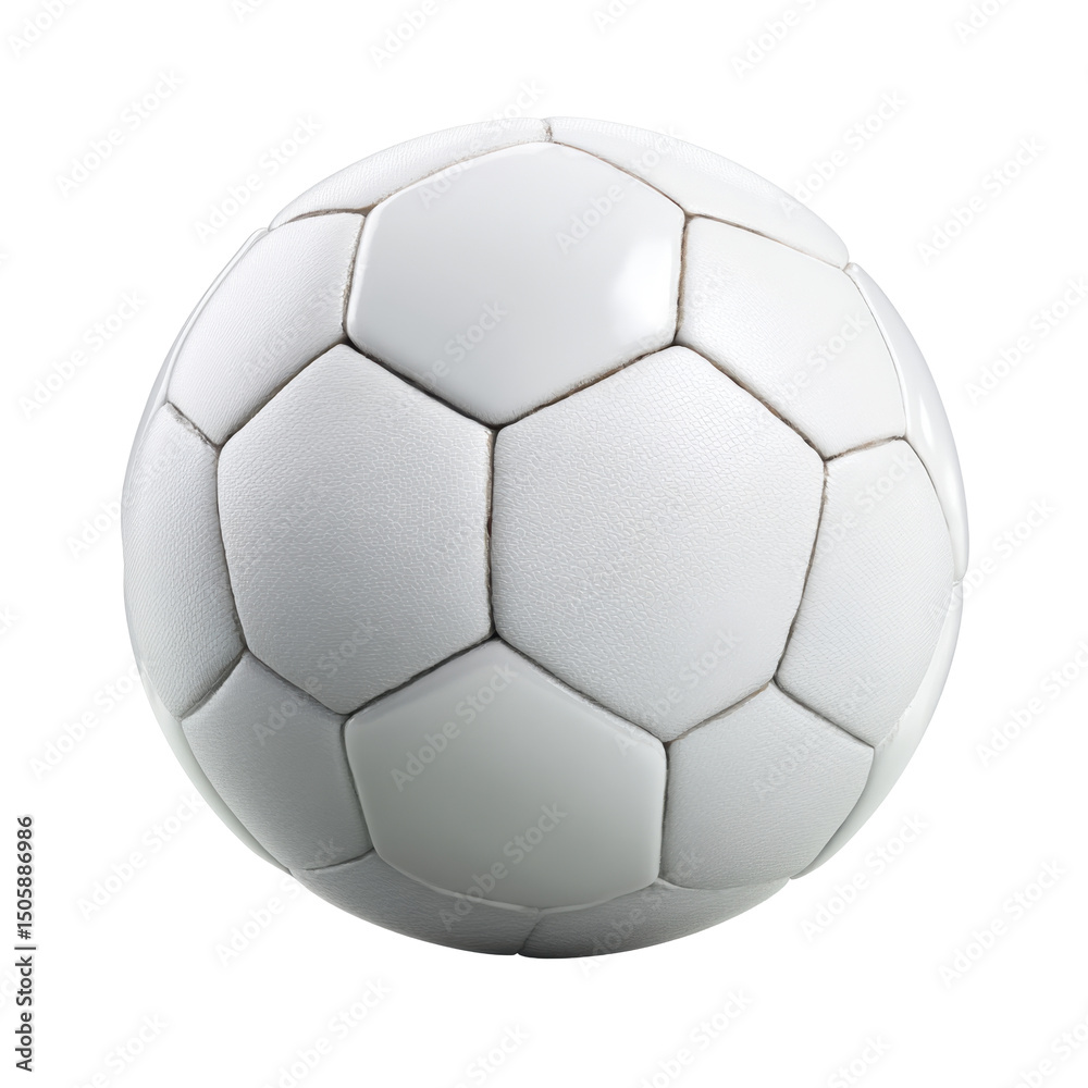 Fototapeta premium Soccer Ball Vector: High-Res 3D Illustration
