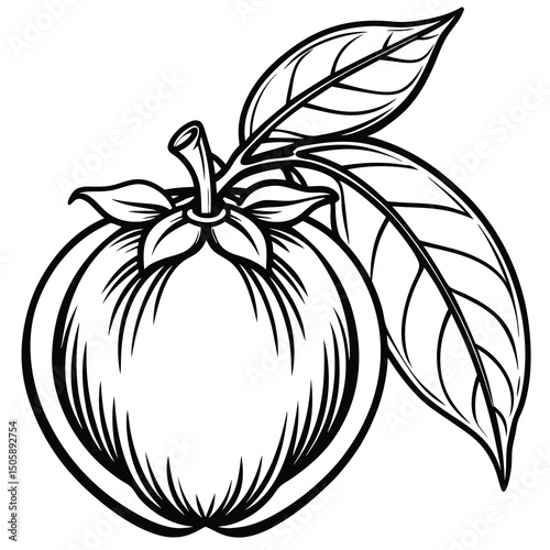 Fruit with leaves