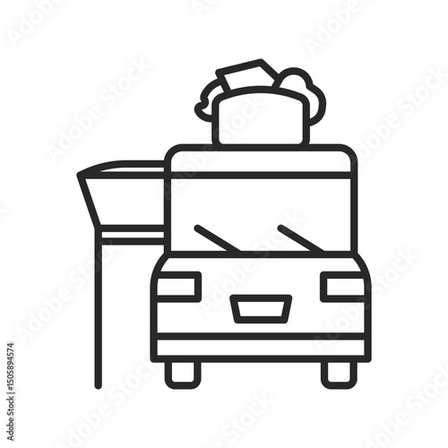 Food truck icon element