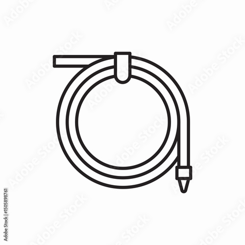 watering hose icon sign vector