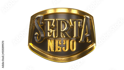 Letras em 3D Gold e Madeira Sertanejo photo