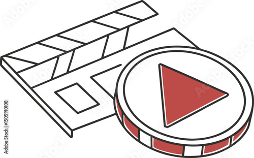 movie camera film reel