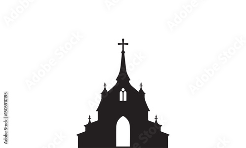 Gothic Church Silhouette