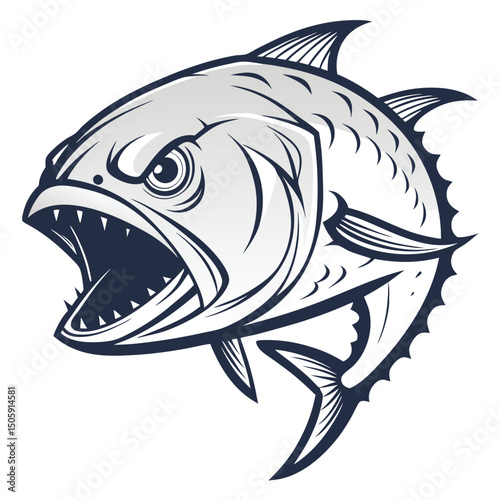 Fierce Fish Illustration