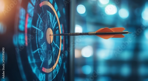 Precision Targeting of Business Objectives with Virtual Arrow and Dartboard Interface