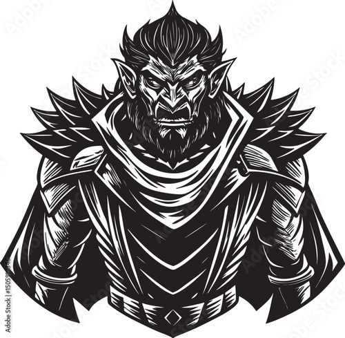 Angry boy in vector 