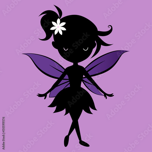 Lovely fairy shapes for design, decor, or merchandise.