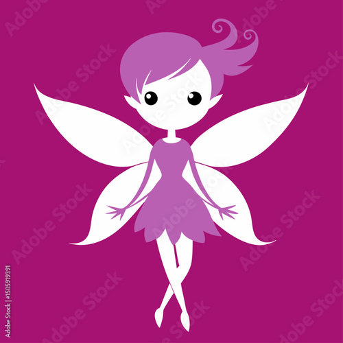 Fantasy fairy figures are ideal for symbols and decor prints.