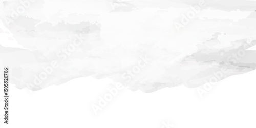 Modern abstract watercolor background hand-drawn on paper. Volumetric smoke elements. Neutral gray color. For design, web, card, text, decoration, surfaces. eps 10 vector