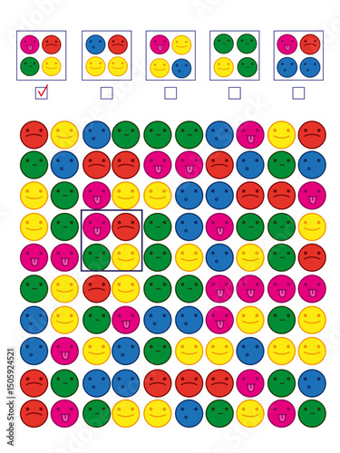 Activity worksheets for kids education with many exercises. Logic games with smiles. Puzzles